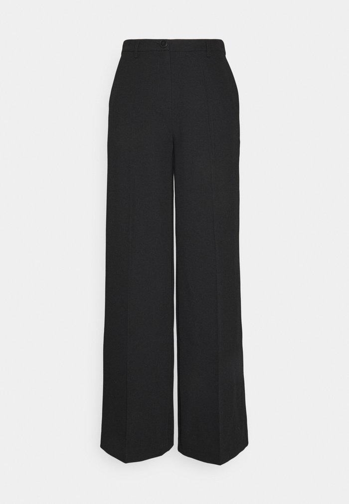 Pantalons Anna Field Tailored Larges Leg Noir Femme | FZQ-9495161